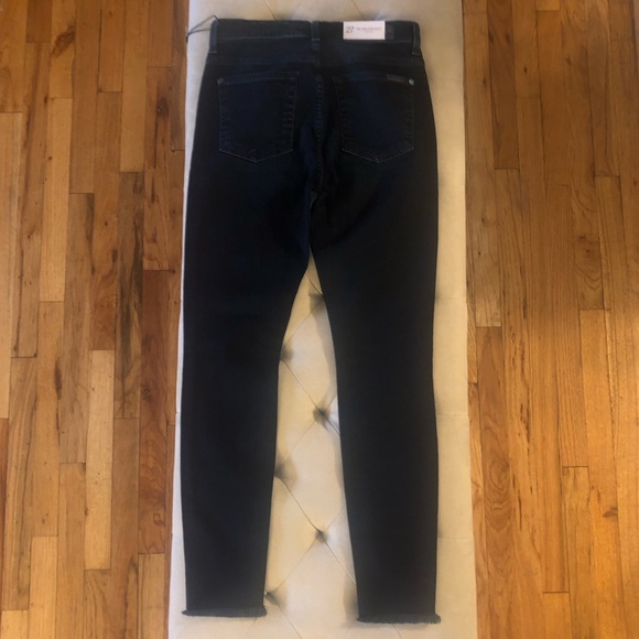 7 For all Mankind High Waist Ankle Skinny - Picture 3 of 7